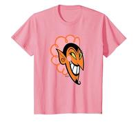 The Powerpuff Girls Him Devil Face T-Shirt, Enfant, Rose, 4 Ans