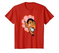 The Powerpuff Girls Him Devil Face T-Shirt, Enfant, Rouge, 3 Ans