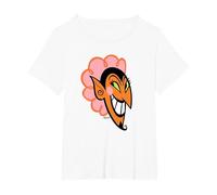 The Powerpuff Girls Him Devil Face T-Shirt, Femme Grandes Tailles, Blanc, 1X
