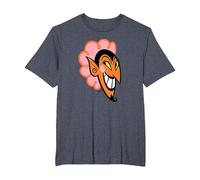The Powerpuff Girls Him Devil Face T-Shirt, Homme Grandes Tailles, Bleu Chiné, 4X Tall
