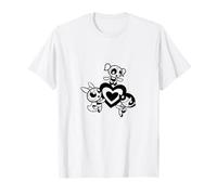 The Powerpuff Girls PAPL2246 Contour Noir T-Shirt