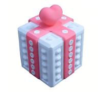 The Prank Box Boîte cadeau amusante pour Noël, la Saint-Valentin, le défi à vis surprise - Idéal pour un anniversaire, Noël, la Saint-Valentin - Bleu et rose (A))