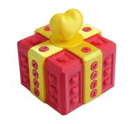 The Prank Box Boîte cadeau amusante pour Noël, la Saint-Valentin, le défi à vis surprise idéal pour un anniversaire, Noël, la Saint-Valentin (rouge et jaune (B))