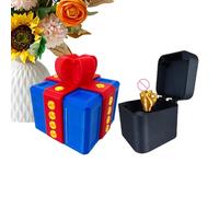 The Prank Box with Middle Finger, Sculptures amusantes à collectionner, Boîte de farce moyenne, Middle Finger dans une boîte Gag Gift With 3D Printed Screws & Fingers Surprise For Christmas Adults