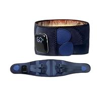 The Prime Field - Ceinture lombaire de lumière rouge avec massage et lumière infrarouge, coussin chauffant pour taille et dos, pour soulagement et relaxation
