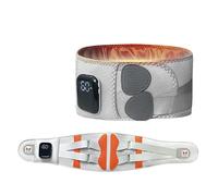 The Prime Field - Ceinture lombaire de lumière rouge avec massage et lumière infrarouge, coussin chauffant pour taille et dos, pour soulagement et relaxation