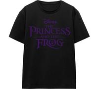The Princess and the Frog - T-shirt Homme/Femme Unie TV17089 (S) (Noir)