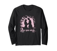 The Princess Bride As You Wish Silhouette Retro Movie Manche Longue