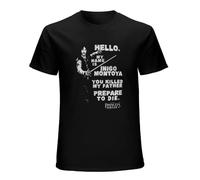 The Princess Bride My Name is Inigo Montoya T-Shirt Mens Unisex Black Tees S