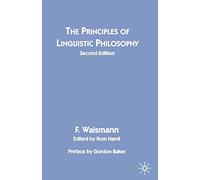 The Principles of Linguistic Philosophy
