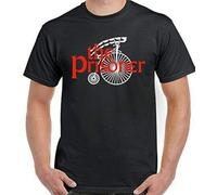 The Prisoner T-Shirt Mens Retro TV Programme Show Top Tee Program Black XL