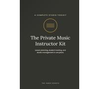 The Private Music Instructor Kit: Lesson planning, student tracking, and studio management in one place.