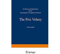 The Prix Volney: Its History And Significance For The Development Of Linguistics Research