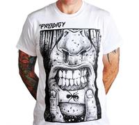 The Prodigy - T-Shirt Homme Blanc The Prodigy "Fat Lip" (Taille XL)