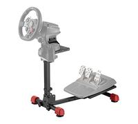 The Professional Steering Wheel Stand - suitable for Logitech, Fanatec, Thrustmaster, Xbox & Playstation, Pedal & Gear Shifter Mount - Foldable & Tilt Adjustable for Racing Wheels