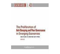 The Proliferation Of Anti-Dumping And Poor Governance In Emerging Economies
