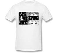 The Promised Neverland T Shirt Men's Fashion Cotton Crew Neck Short Sleeve Graphic Tees Casual Summer Tee Tops Black Manches Courtes(Medium)