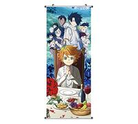 The Promised Neverland Tableau à rouler - Kakemono en tissu - 100 x 40 cm - Motif : Emma