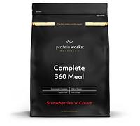 The Protein Works Complete 360 Meal Crème équilibrée à la fraise, 500 g