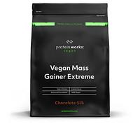 THE PROTEIN WORKS Gainer Vegan Extreme | Chocolat Onctueux | Protéine en poudre hypercalorique | Prise de poids | Vitamines & Minéraux | Protein Works | 1kg