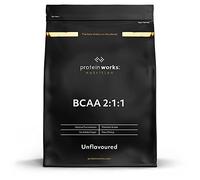 THE PROTEIN WORKS Poudre de BCAA instantanée | Complément d'acide aminé à chaîne ramifiée | Rapport 2:1:1 | Aide à la récupération et à la croissance musculaire | Nature | 1kg