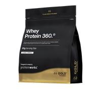 The Protein Works - Whey Protéine 360 Pure Avec Shaker et Cuillère Gratuits - Fraise à la Crème, 600g