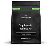 The Protein Works - Protéine de Soja 90 - Protéine Pour Végétaliens et Végétariens - Shaker et Cuillère Doseuse Gratuits - Nature - 500g