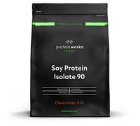 The Protein Works - Protéine de Soja 90 - Protéine Pour Végétaliens et Végétariens - Shaker et Cuillère Doseuse Gratuits - Chocolat Onctueux - 500g