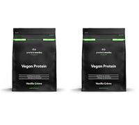 THE PROTEIN WORKS - Protéine Végane | 25g de protéines végétales | Qualité première | Shake de protéines végétales | 16 Servings | Crème Vanillée | 500g (Lot de 2)