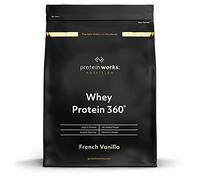 THE PROTEIN WORKS Protéine Whey 360 en poudre | Vanille Française | Sans sucre ajouté et à faible teneur en matières grasses | Mélange de protéines | THE PROTEIN WORKS | 600g