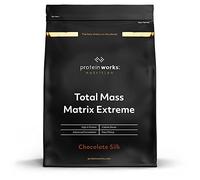 THE PROTEIN WORKS Total Mass Matrix Extreme Protéine en Poudre | Chocolat Onctueux | Gain de Masse | Gain de Poids Hypercalorique | Avec Glutamine, Créatine et Vitamines | 1.325kg