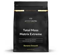 THE PROTEIN WORKS Total Mass Matrix Extreme Protéine en Poudre | Banane Onctueuse | Gain de Masse | Gain de Poids Hypercalorique | Avec Glutamine, Créatine et Vitamines| 1.325kg