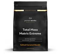 THE PROTEIN WORKS Total Mass Matrix Extreme Protéine en Poudre | Caramel Salé | Gain de Masse | Gain de Poids Hypercalorique | Avec Glutamine, Créatine et Vitamines | THE PROTEIN WORKS | 2.12kg