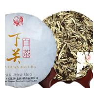 thé Pu'er au clair de lune de Jinggu XIA GUAN BAI CHA Dali Gâteau de thé blanc 320g