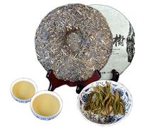 Thé Pu'er brut du Yunnan 357g Sept fils Gâteau au thé des vieux arbres Sheng Puerh