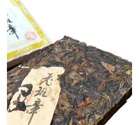 Thé Pu'er brut vieilli de Lao Ban Zhang Gold Leaf Lao Brique de thé Thé noir 200g