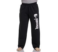 The Punisher Logo Homme Bas de survêtement Noir S 80% Coton, 20% Polyester