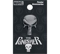 The Punisher Logo Punisher Unisexe Pin's couleur argent, Fer, alliage zinc,