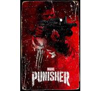 The Punisher Poster Vintage étain Signe Fer Peinture Plaque Décoration Murale Métal Signe Café Bière Pub Et Homme des Cavernes Rétro Art Affiche 8 * 12 Pouces