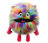 The Puppet Company Baby Monster Marionnette à Main Arc-en-Ciel Mini Personnage en Peluche pour Enfants - Jouet interactif comptine pour raconter des Histoires, Apprendre, Imaginer, Jeux de rôle et