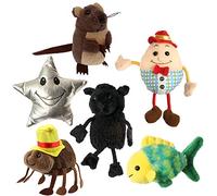 The Puppet Company Comptines Lot de 6 Marionnettes à Doigts PC002040