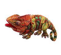 The puppet Company - Grandes créatures - Marionnette caméléon (Orange), 45 centimètres