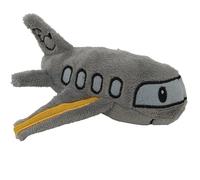 The Puppet Company Marionnette à doigt d'avion en gris - Jouet en peluche pour raconter des histoires, jeux de rôle et voyages - Joli Air Vechile à collectionner pour enfants et adultes - 12 cm