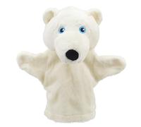 The Puppet Company - Marionnette My First Christmas - Marionnette à Main Ours Polaire - dès la Naissance - PC003828