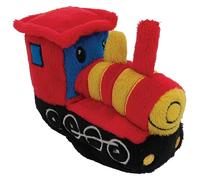 The Puppet Company Marionnette train à doigts en rouge - Jouet en peluche pour raconter des histoires, jeux de rôle et voyages - Joli rail Vechile à collectionner pour enfants et adultes - 12 cm