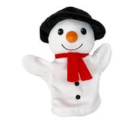 The Puppet Company - My First Christmas Puppet - Marionnette à Main Bonhomme de Neige - dès la Naissance - PC003831, Blanc