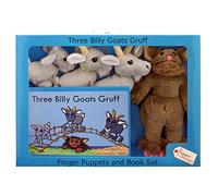 The Puppet Company Trois Billy Goats Gruff et Troll Ensemble de marionnettes à Doigts Traditionnel Multicolore PC007908