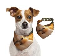 The Puppy In The Dream Bandana pour chien, doux, confortable, réglable pour garçons et filles, trois tailles pour chats et chiens