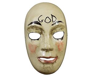 The Purge Anarchy Masque de dieu tueur de dieu Accessoire de costume Marron clair