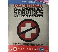 The Purge - Uk 2014 Exclusive Limited Edition Steelbook Ultra Limited Blu-ray only 2000 prints region free